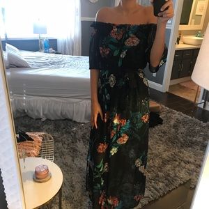 Beige by ECI Floral Dress